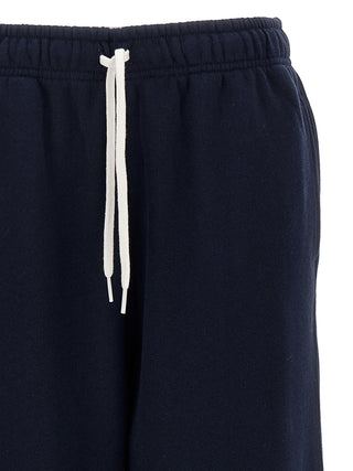 Blue Cotton Joggers (Workout Pants)