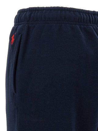 Blue Cotton Joggers (Workout Pants)