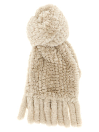 Gray Polyester Scarf