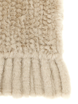 Gray Polyester Scarf