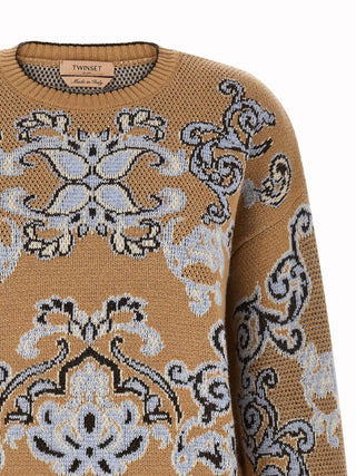 Brown Wool Cardigan