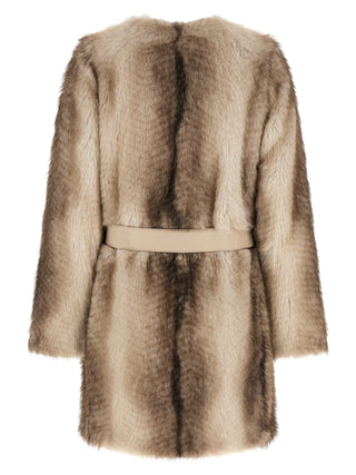 Brown Polyester Coat