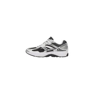 Black And White Synthetic Athletic Sneakers