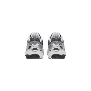 Black And White Synthetic Athletic Sneakers