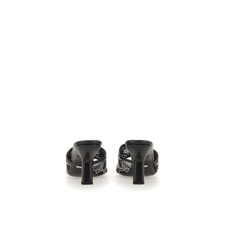 Black Polyamide Mules