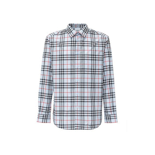 Blue Cotton Dress Shirt