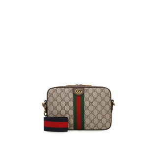 Beige Cotton Shoulder Bag