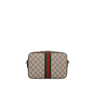 Beige Cotton Shoulder Bag