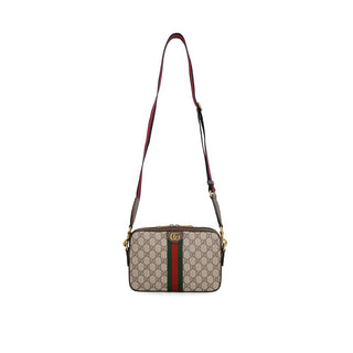 Beige Cotton Shoulder Bag