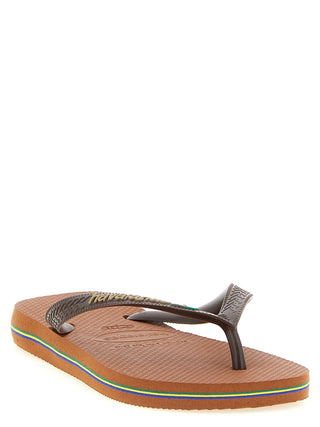 Brown Rubber Slides