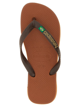Brown Rubber Slides