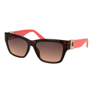 Gafas de sol marrones de plástico