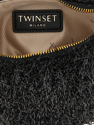 Black Polyester Handbag