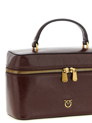 Bolso de mano marrón de becerro