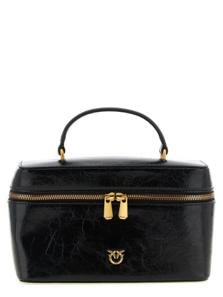 Bolso de piel de becerro negro