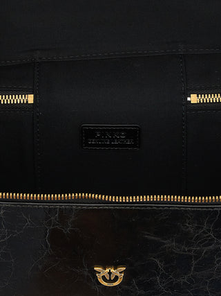 Bolso de piel de becerro negro