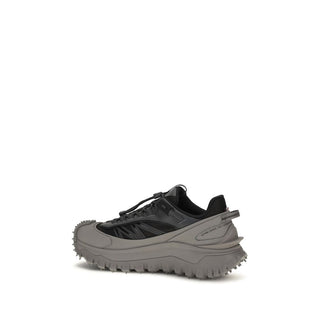 Gray Calf Leather Bos Taurus Athletic Sneakers