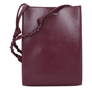 Purple Leather Crossbody Bag