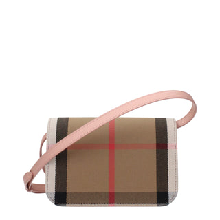 Beige Fabric Clutch Bag