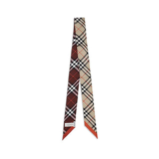 Beige Silk Scarf