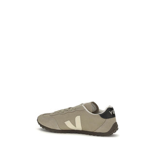 Beige Suede Leather Low Top Sneakers