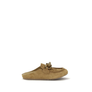 Beige Calf Leather Bos Taurus Moccassin