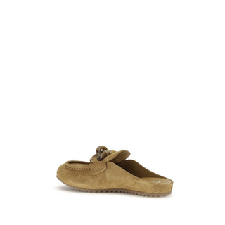 Beige Calf Leather Bos Taurus Moccassin