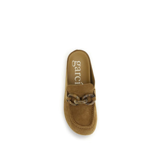Beige Calf Leather Bos Taurus Moccassin