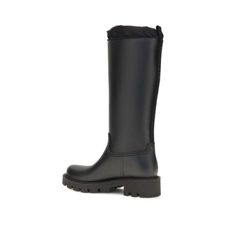 Black Pvc Rain Boots