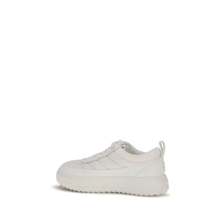White Polyamide Athletic Sneakers
