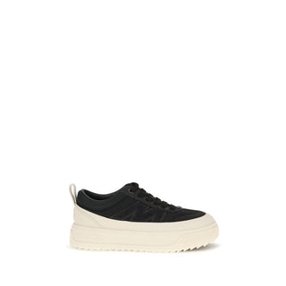 Black Polyamide Athletic Sneakers