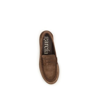 Brown Suede Leather Slip-On Loafers