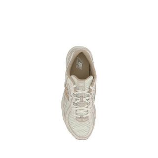 White Fabric Athletic Sneakers