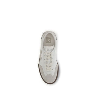 White Calf Leather Bos Taurus Sneakers