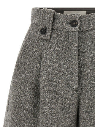 Gray Virgin Wool Bermuda Shorts