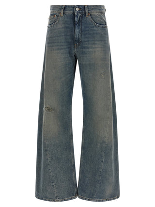 Blue Cotton Jeans Denim