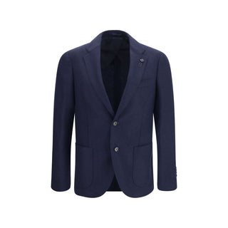 Chaqueta de lana azul Oves Aries