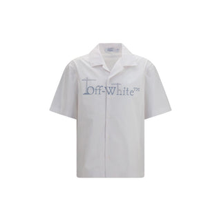 White Cotton Pattern Shirt