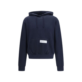 Sudadera azul de algodón