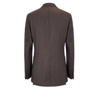 Brown Wool Men Jacket