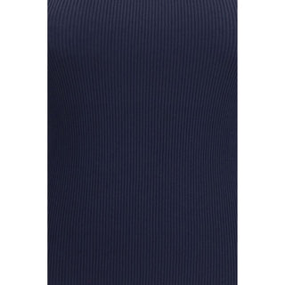 Blue Viscose Tank Tops