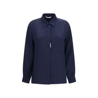 Blue Silk Shirt