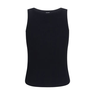 Black Viscose Tank Tops