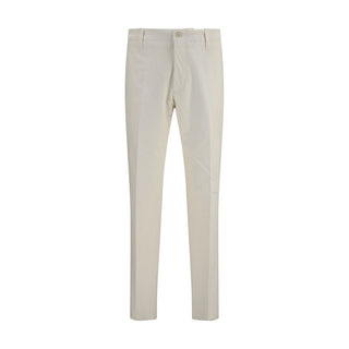 Pantalones casuales beige de viscosa