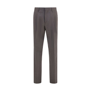 Pantalones de vestir de viscosa gris