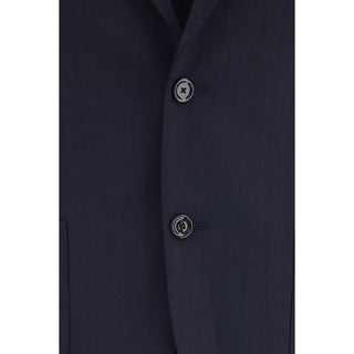 Blue Wool Oves Aries Two-Piece Suit
