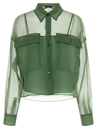 Bicolor Cotton Blouse