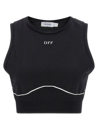 Black Polyamide Sport Bra