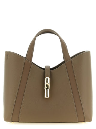 Gray Calfskin Tote Bag