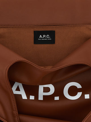 Brown Polyester Tote Bag